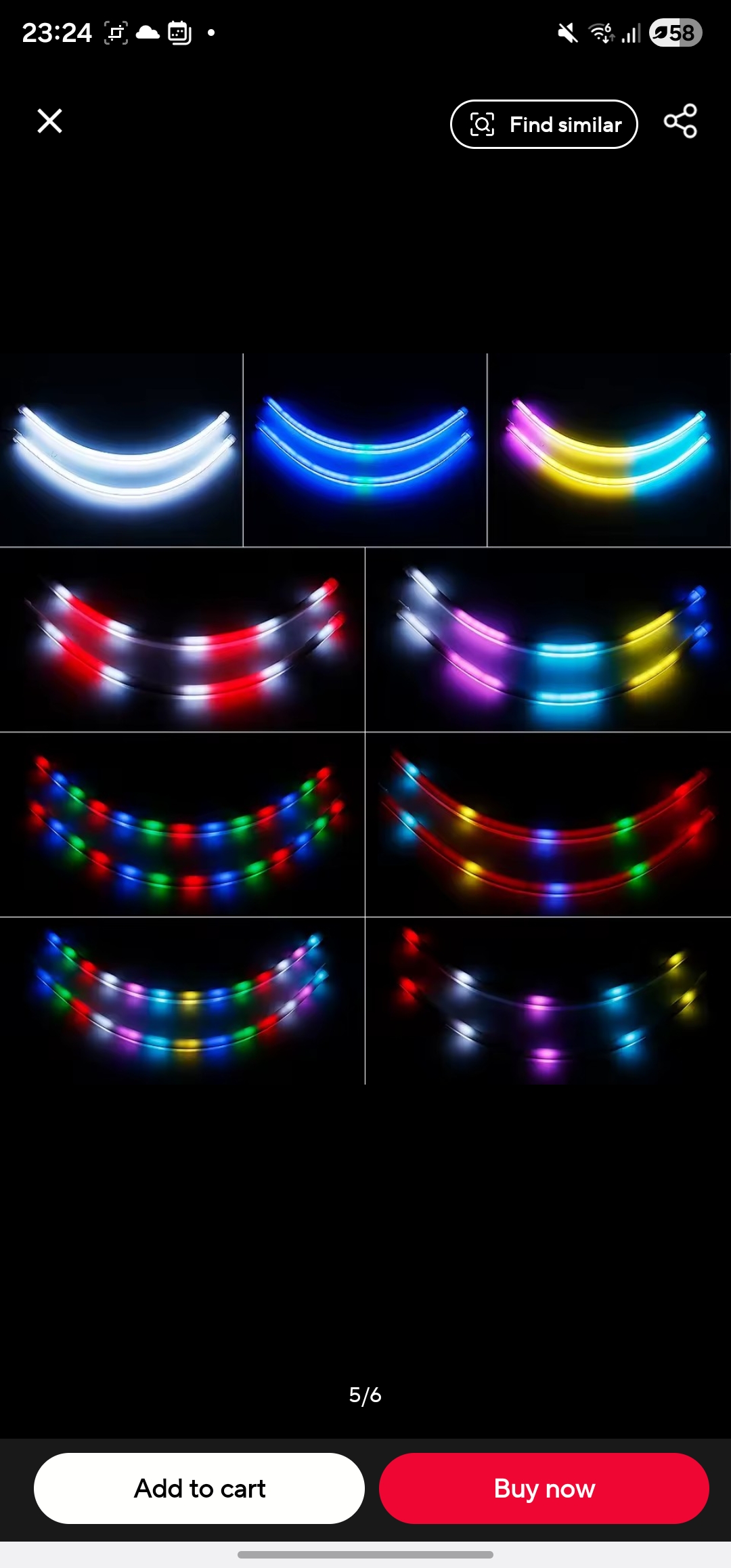 DRL RGB Symphony banda LED swmnal Dinamic